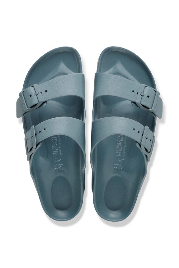 Birkenstock papuci de damă cu toc plat Arizona EVA 1031352 albastru