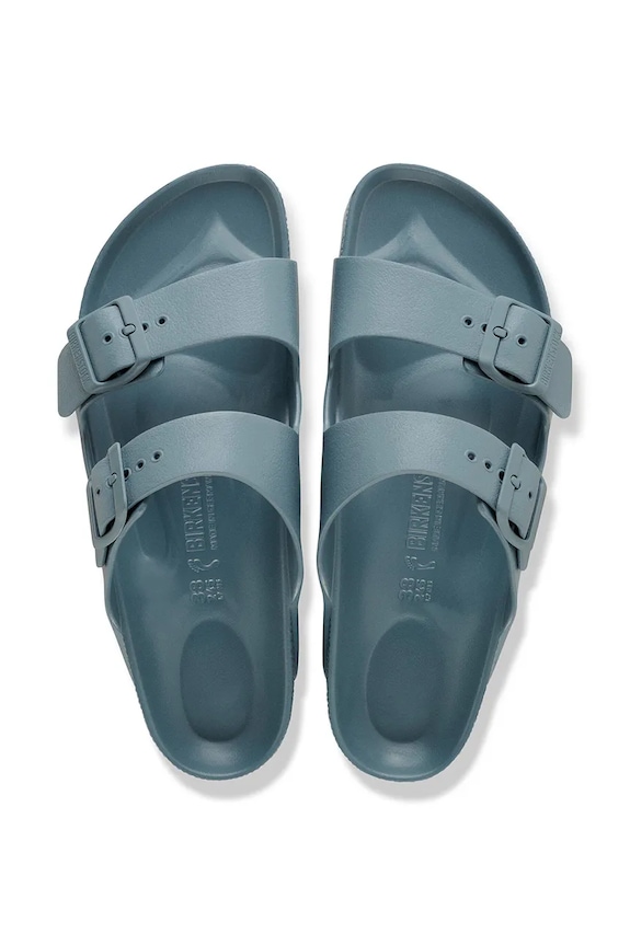 Birkenstock papuci de damă cu toc plat Arizona EVA 1031352 albastru