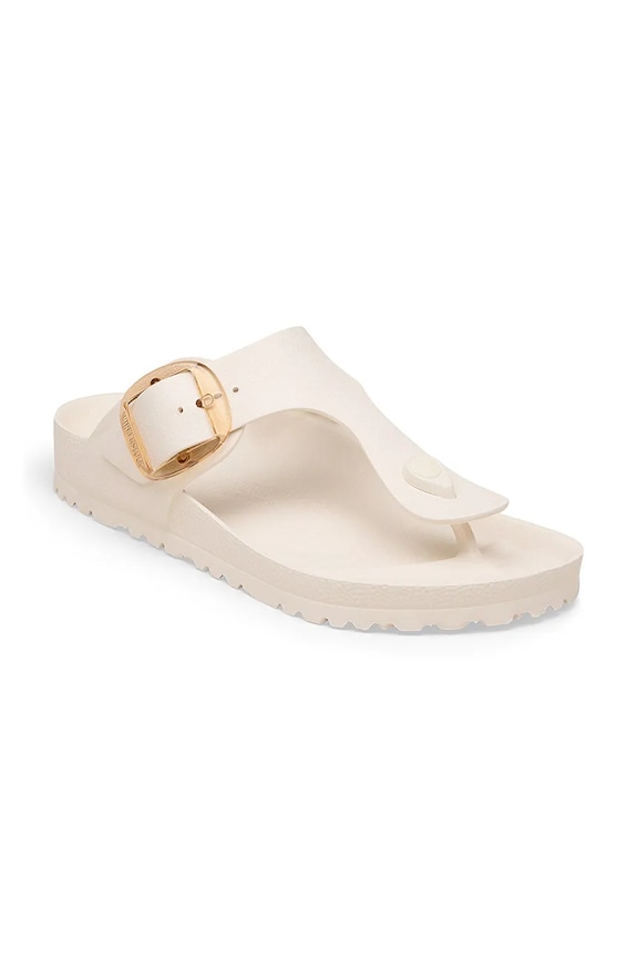 Birkenstock παιδικές σαγιονάρες δίχαλο Gizeh EVA Big Buckle 1031366 μπεζ SS26