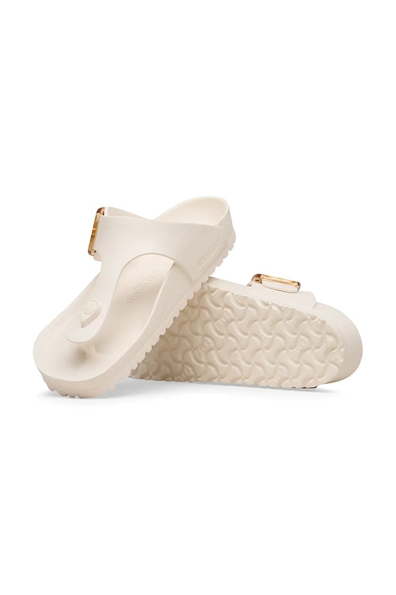 Birkenstock παιδικές σαγιονάρες δίχαλο Gizeh EVA Big Buckle μπεζ 1031366