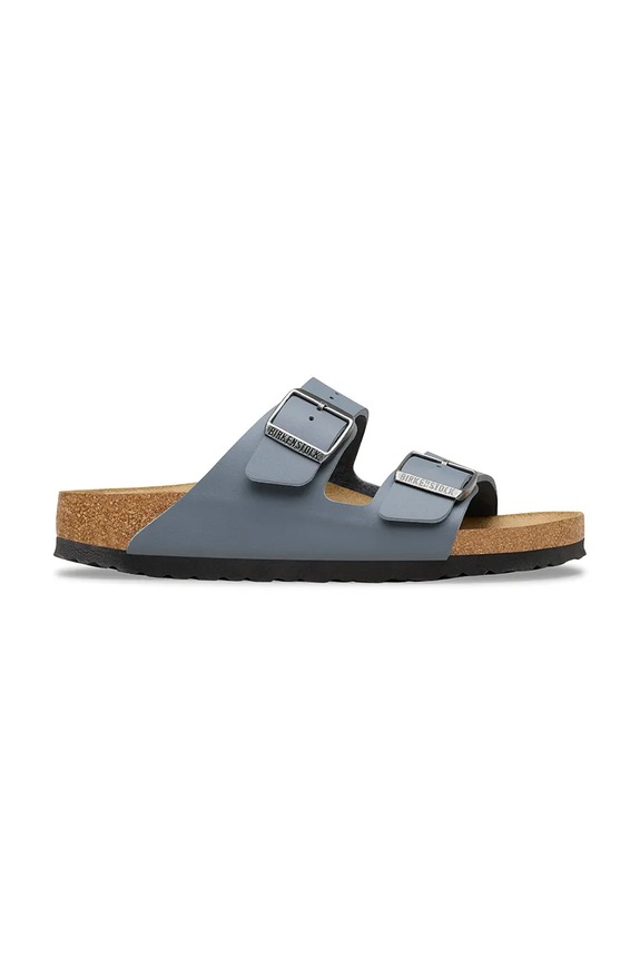 Birkenstock papucs női Arizona művelúr kék 1031500
