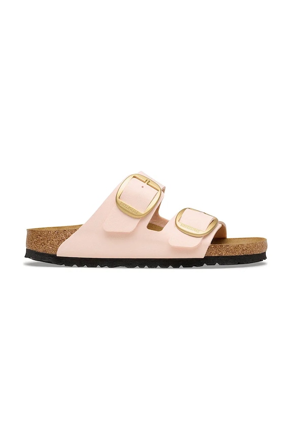 Birkenstock šľapky dámske Arizona Big Buckle imitácia kože ružová 1031566