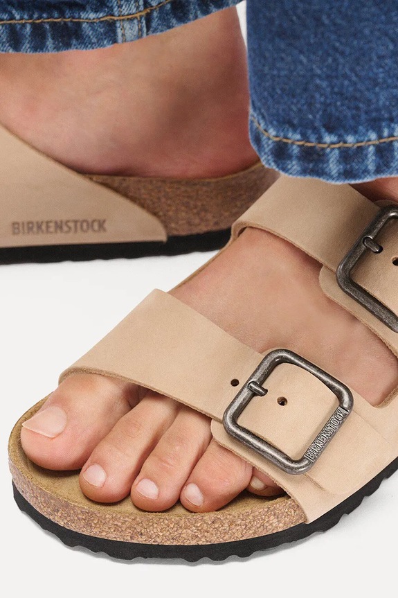 Birkenstock klapki damskie skórzane Arizona 1031579