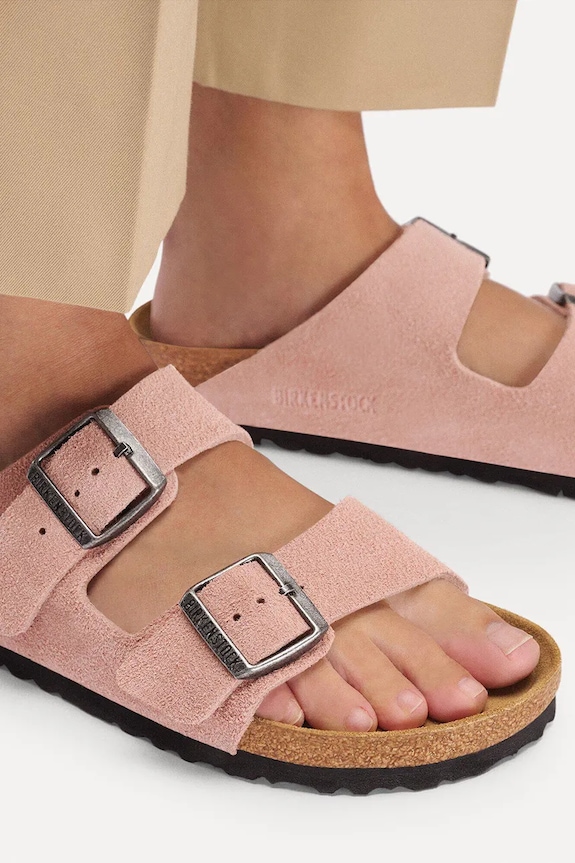 Birkenstock Arizona papuci pentru femei din piele întoarsă 1031651