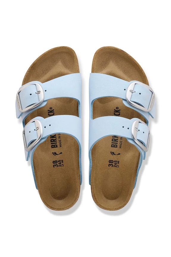 Birkenstock női nubuk papucs Arizona Big Buckle 1031833 kék