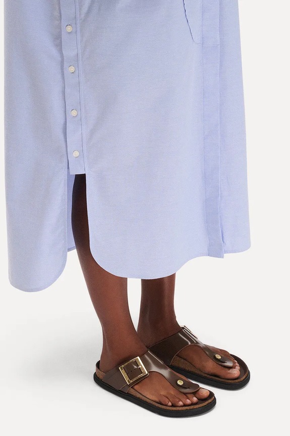 Usnjene japonke Birkenstock Gizeh Droplet Buckle 1031838