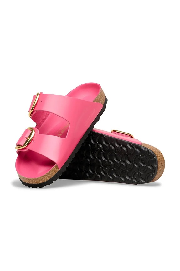 Birkenstock šľapky dámske kožené Arizona Big Buckle ružová 1031856.N