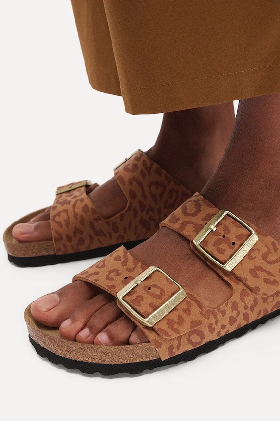 Birkenstock šľapky na plochom podpätku dámske Arizona 1031926