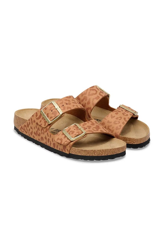 Obuv Birkenstock šľapky na plochom podpätku dámske Arizona 1031926 hnedá
