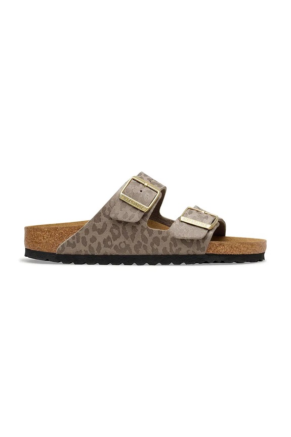 Birkenstock Γυναικείες σαγιονάρες Επίπεδο τακούνι φλατ γκρί 1031941