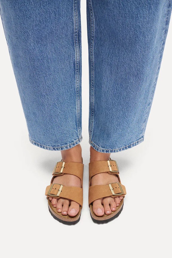 Birkenstock šľapky dámske nubukové Arizona 1032086