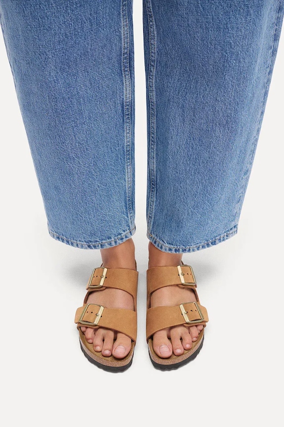 Birkenstock šľapky dámske nubukové Arizona 1032086