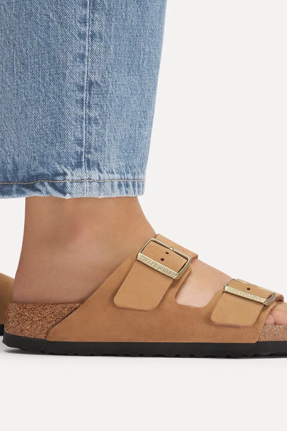 Birkenstock šľapky dámske nubukové Arizona 1032086