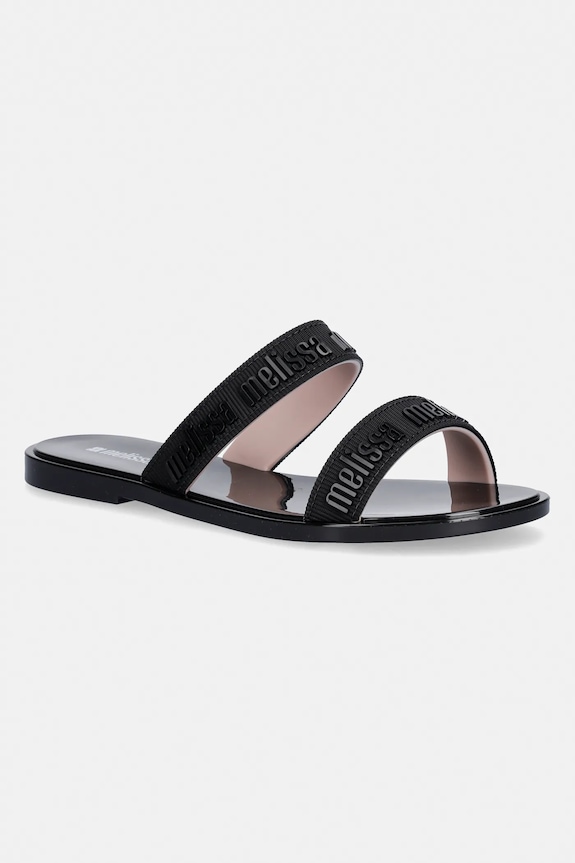 Melissa klapki MELISSA M LOVER DUO SLIDE AD syntetyczny czarny M.38016.BT050
