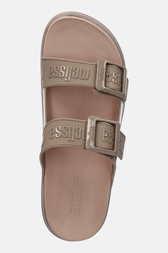 Melissa klapki MELISSA COZY M LOVER PLATFORM AD beżowy M.35977.BL948