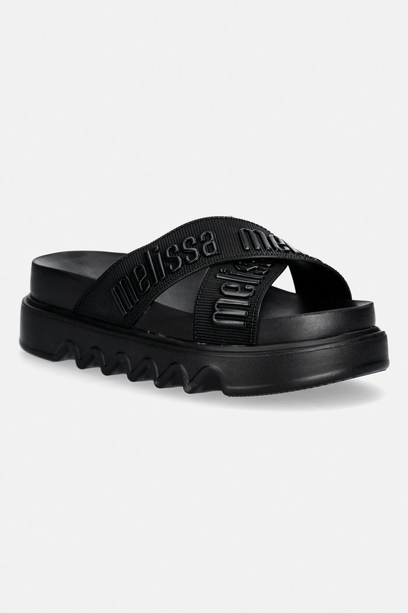Šľapky Melissa MELISSA CROSS M LOVER PLATFORM AD platforma čierna M.37368.BN653