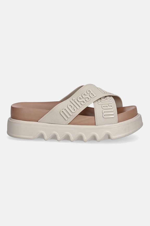 Šľapky Melissa MELISSA CROSS M LOVER PLATFORM AD M.37368.BS186 béžová SS26