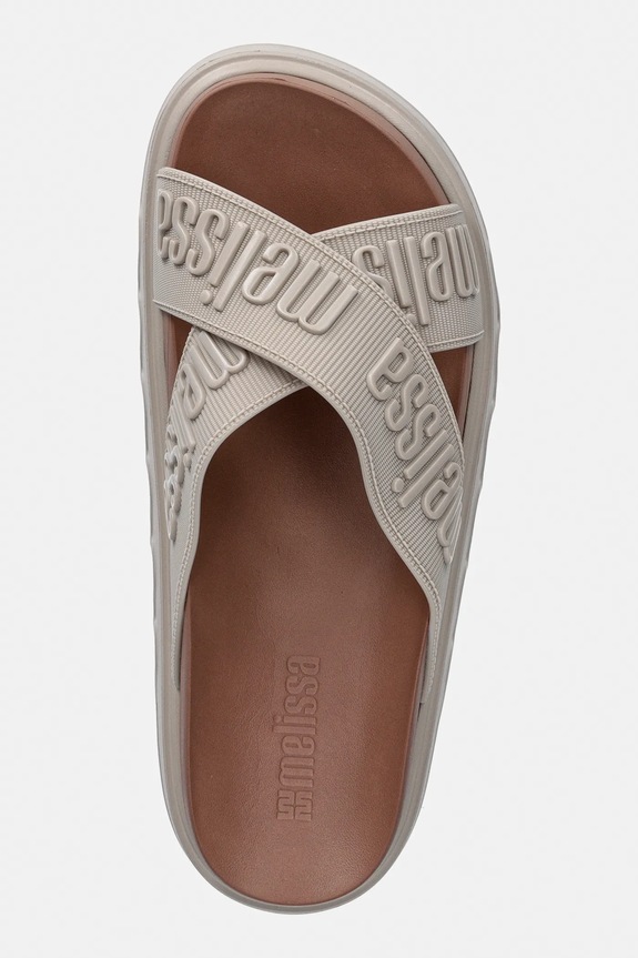 Šľapky Melissa MELISSA CROSS M LOVER PLATFORM AD béžová M.37368.BS186