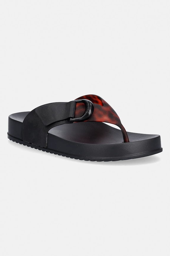 Šľapky Melissa MELISSA COZY THONG AD plochý čierna M.37742.BN751