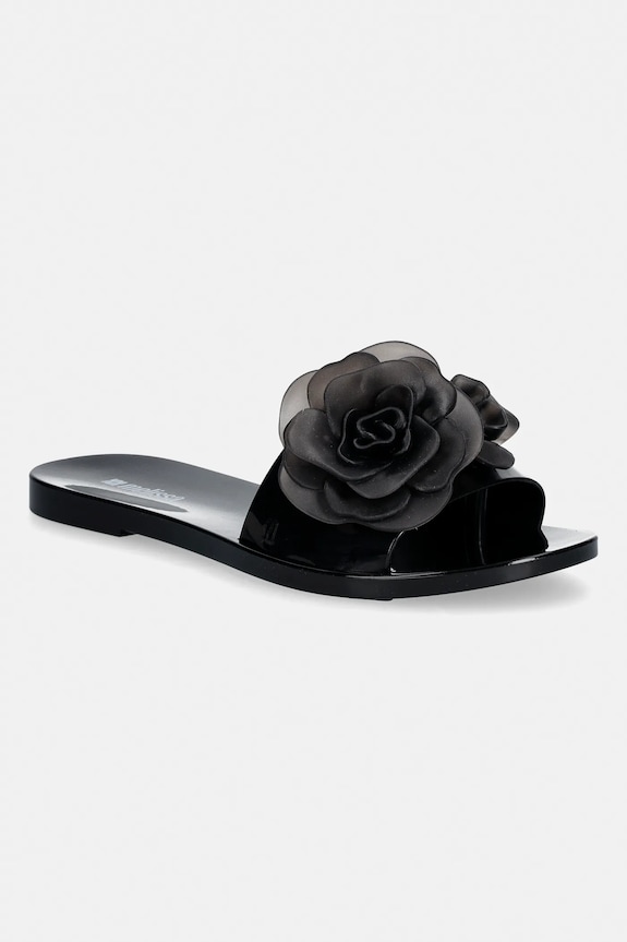 Šľapky Melissa MELISSA BABE PETALS AD plochý čierna M.37817.BS571