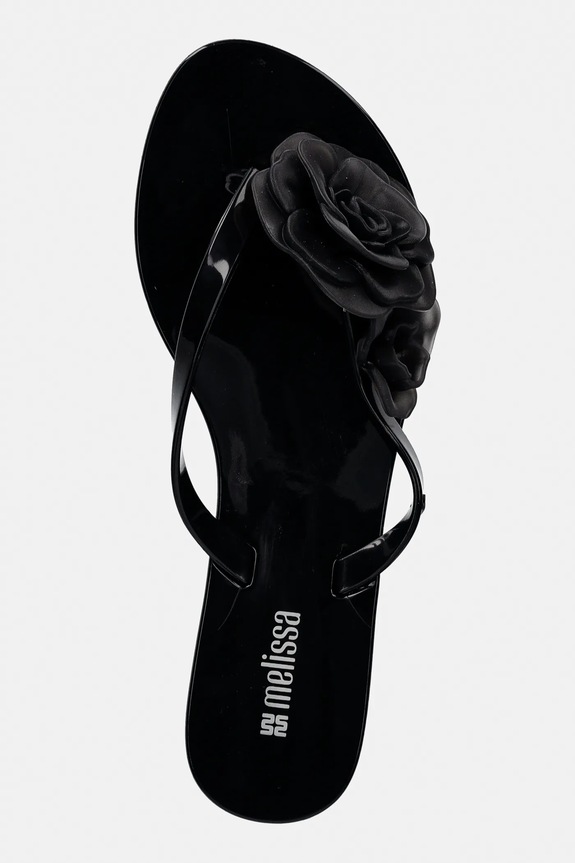 Melissa șlapi MELISSA HARMONIC PETALS AD negru M.37818.BO916