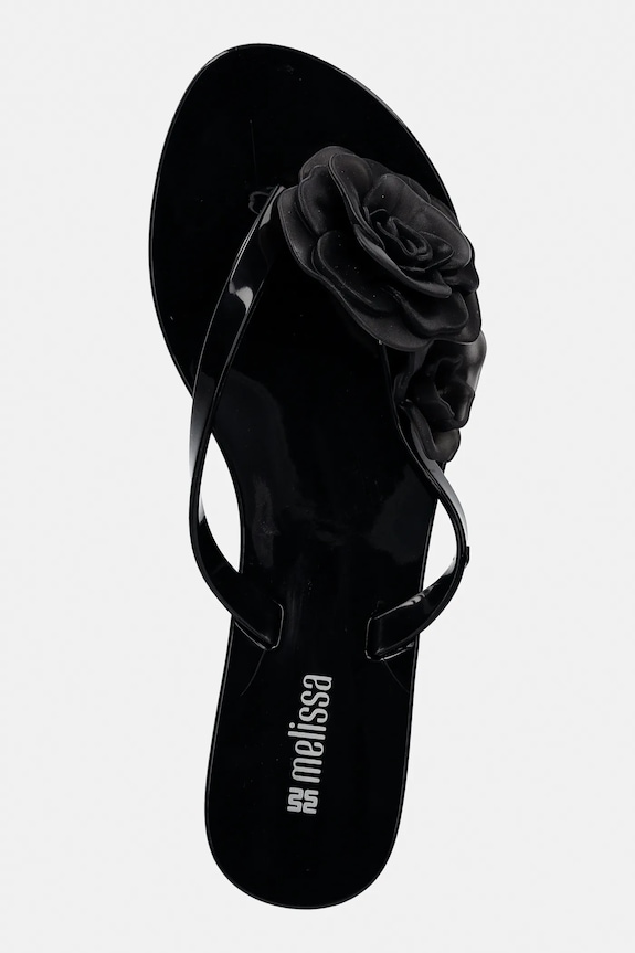 Melissa șlapi MELISSA HARMONIC PETALS AD negru M.37818.BO916