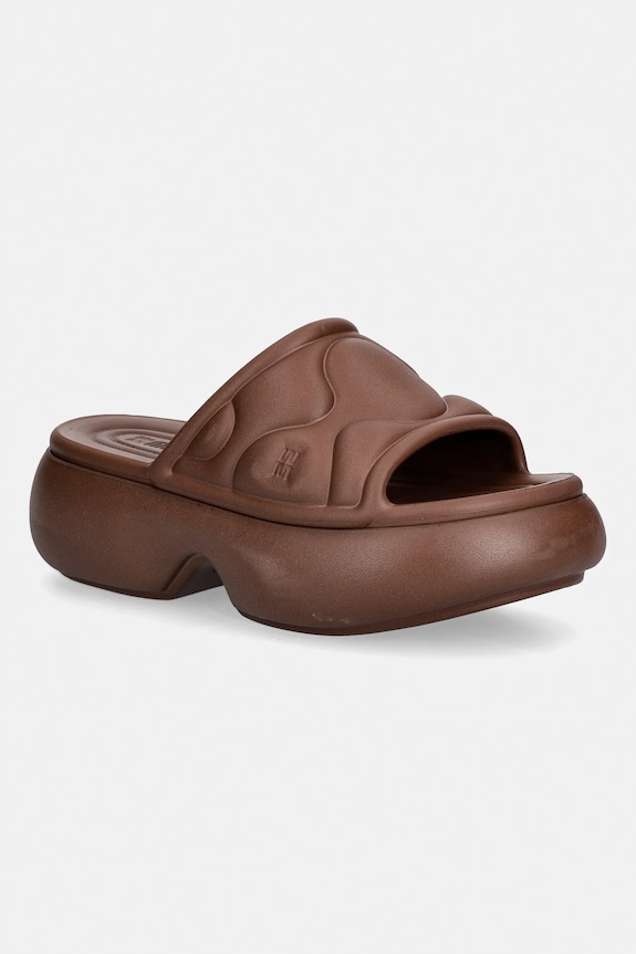 Melissa klapki MELISSA FREE PUFF PLATFORM AD 5-8 cm brązowy M.37735.BN621