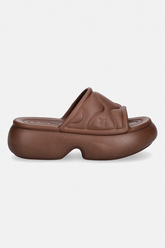 Melissa klapki MELISSA FREE PUFF PLATFORM AD M.37735.BN621 brązowy SS26