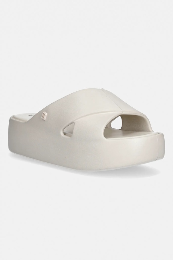 Šľapky Melissa MELISSA FREE PLATFORM CABEDAL X AD platforma béžová M.37857.BO544