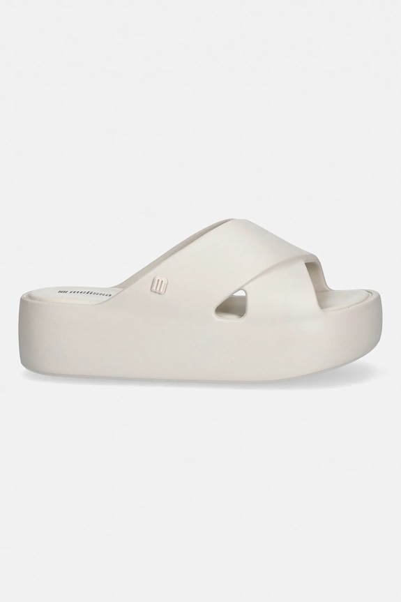 Šľapky Melissa MELISSA FREE PLATFORM CABEDAL X AD M.37857.BO544 béžová SS26