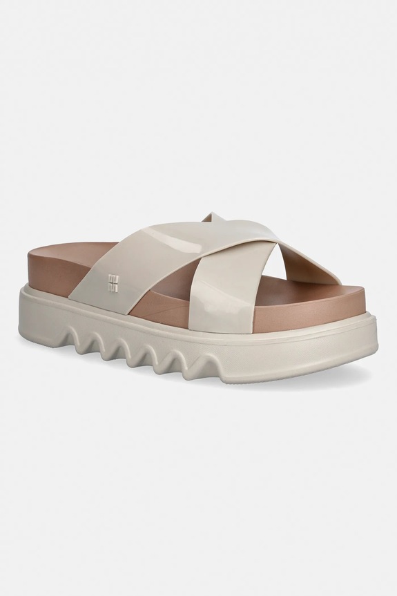 Melissa klapki MELISSA COZY CROSS PLATFORM AD syntetyczny beżowy M.38073.BU396