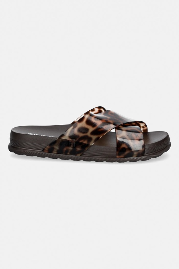 Šľapky Melissa MELISSA COZY SLIDE II AD M.38074.BU447 hnedá SS26