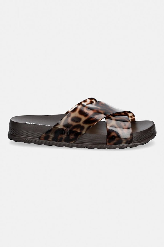 Šľapky Melissa MELISSA COZY SLIDE II AD M.38074.BU447 hnedá SS26