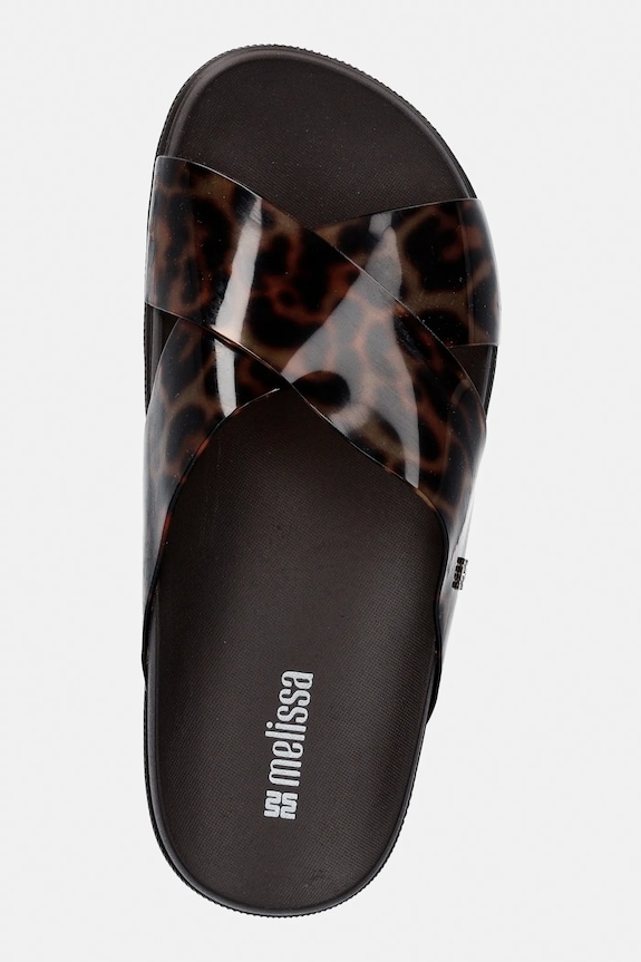 Šľapky Melissa MELISSA COZY SLIDE II AD hnedá M.38074.BU447