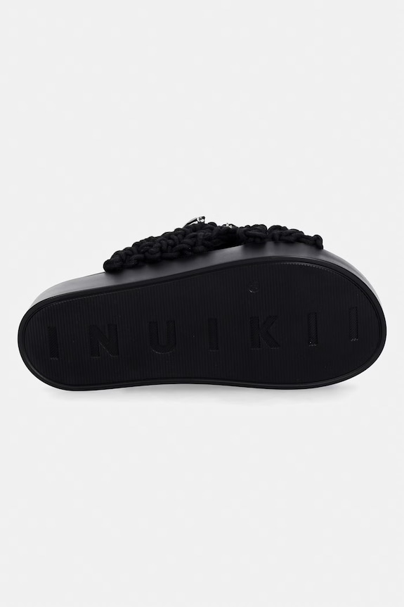 Inuikii klapki damskie Woven Stones 1004.003.0073.000 czarny