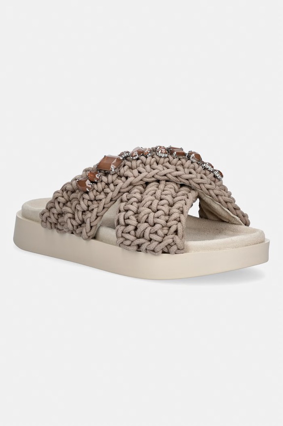Inuikii šľapky dámske Woven Stones béžová 1004.003.0073.163