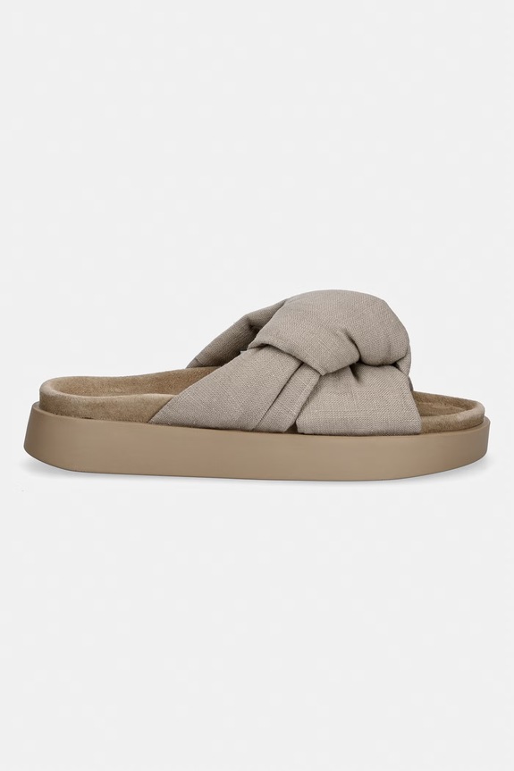 Inuikii papuci Oversized Linen Knot 1004.003.0171.250 bej SS26