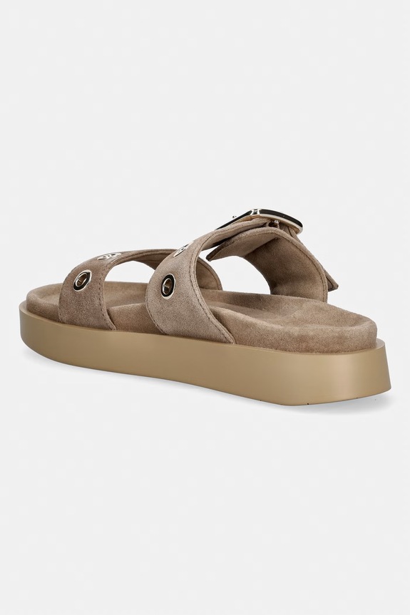 Obuv Dámske semišové šľapky Inuikii Tilda Buckle 1004.003.0631.250 béžová
