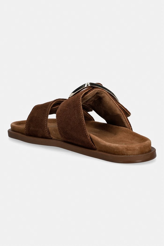 Παπούτσια Inuikii σαγιονάρες Γυναικεία nubuck Dreamer Buckle 1004.003.0661.150 καφέ