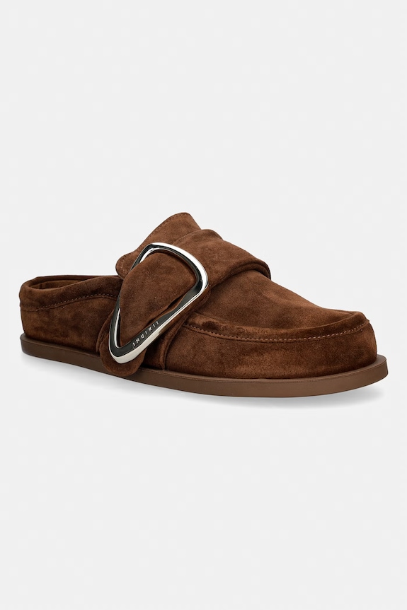 Inuikii Σαγιονάρες γυναικεία σουέτ mules Mule Soft καφέ 1014.003.0061.150