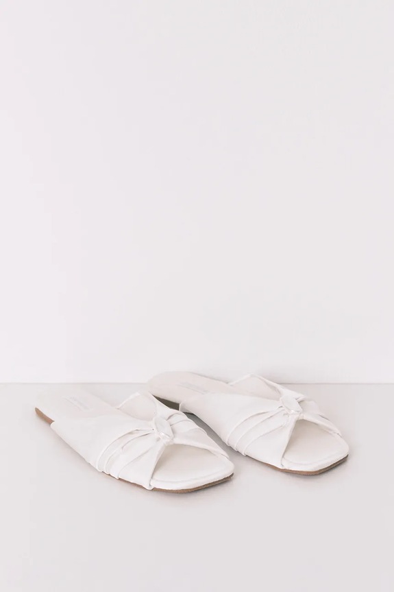 women'secret papuci SB WHITE SLPRS 4993689 alb SS26