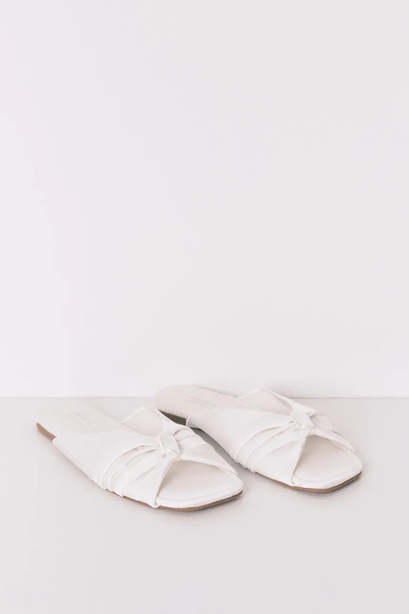 women'secret papuci SB WHITE SLPRS 4993689 alb SS26