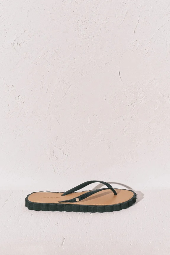 women'secret japonki na płaskim obcasie damskie FLIP FLOP 5163222 czarny SS26