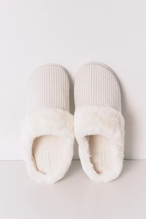 Παπούτσια Παντόφλες women'secret XMAS BASICS 4992574 μπεζ