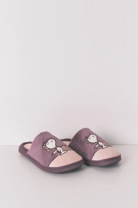 women'secret kapcie damskie MN PE SNOOPY SLPRS fioletowy 4993715