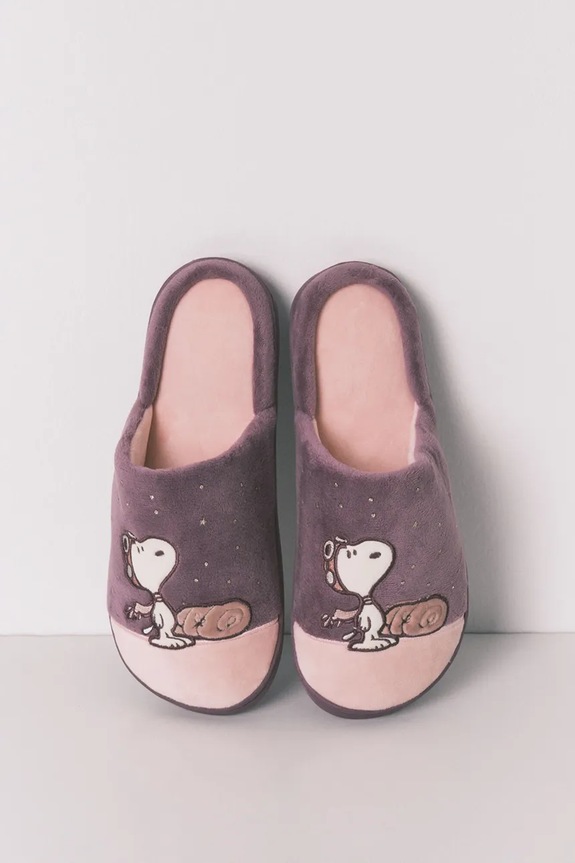 women'secret kapcie damskie MN PE SNOOPY SLPRS fioletowy 4993715