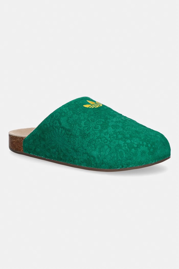 adidas Originals női velúr papucs Adimule zöld IH1931