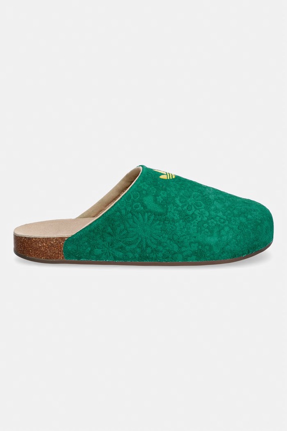 adidas Originals női velúr papucs Adimule IH1931 zöld SS26