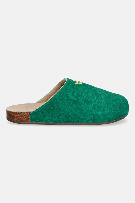 adidas Originals női velúr papucs Adimule IH1931 zöld SS26