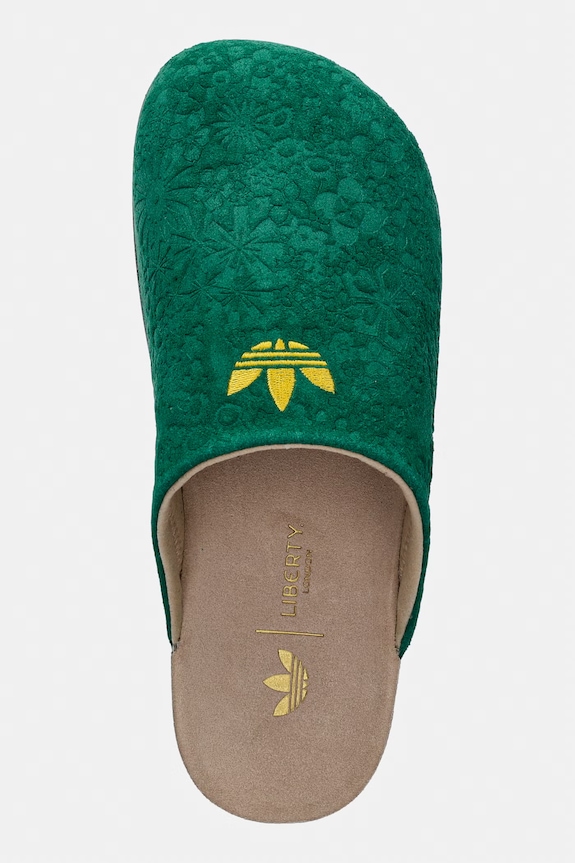 adidas Originals női velúr papucs Adimule zöld IH1931